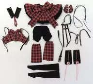 1/4用 天才アイドル サーモンピンク×黒 衣装セット