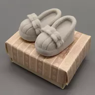 フリルシューズ(グレー) 「Licca closet series」 ルームシューズコレクション