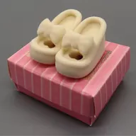 リボンシューズ(アイボリー) 「Licca closet series」 ルームシューズコレクション