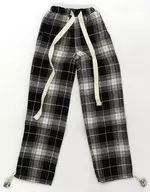 SDM/MDD用 camp チェックロングパンツ(黒)