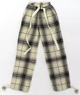 SDM/MDD用 camp チェックロングパンツ(白)