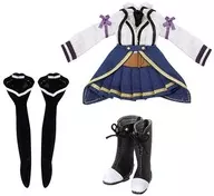 1/12 ピコニーモ用 御台場女学校/鈴木因 衣装set(白×青) 「アサルトリリィ」