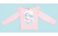 22cm用 肩フリル長袖Tシャツ(ピンク) 「Blythe-ブライス-」 Dear Darling fashion for dolls