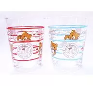 Rilakkuma Pair Glass (Blue & Red) 「 Viva! リラッ KUJI Part25 」 Pair Glass Award