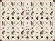 Armory (allover pattern) Cloth Luncheon Mat D "Attack on Titan"