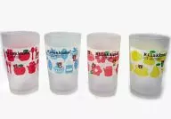 Rilakkuma (padrão nórdico) Sled Glass 4P Set (White Set) "Rilakkuma"