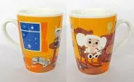 White Cheburashka Winter Mug (Orange) 「 Cheburashka 」 Doutor Original