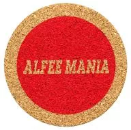 The Alfee Cork Coaster (Red) "Official Fan Club Alfee Mania" continued privilege