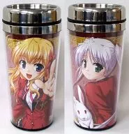 Sendo Erika & Togi White Stainless Steel Tumbler 「 Fortune Arterial 」