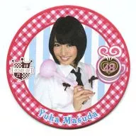 Yuka Masuda (Background : Blue Stripe) Coaster AKB48 CAFE & SHOP limited