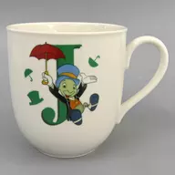 J. Jiminy Cricket initial mug cup "Pinocchio"