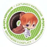 Asahina Natsume (Donut) Coaster "BROTHERS CONFLICT ×animatecafe Revival" Drink Purchase benefits