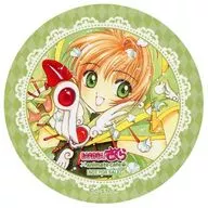 木之本桜(クロウカード編/背景緑) コースター 「カードキャプターさくら×animatecafe」 メニュー注文特典