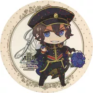 Jin Hogetsu (party ver. / Hologram) special coaster "KING OF PRISM by PrettyRhythm ×animatecafe" Enjoy! Kinpuri Cafe Campaign