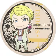 Frances F. Coaster "BUNGO STRAY DOGS ×animatecafe" menu order bonus