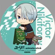 Victor Nikiforov Coaster "YURI!!! ON ICE ×animatecafe" drink order bonus
