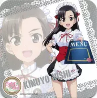 西絹代(店員) 特製コースター 「ガールズ＆パンツァー 劇場版×セガコラボカフェ」 ドリンク注文特典 第3弾