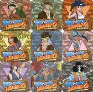 Mugawara no Ichimi Treasure Hunting Coaster Set (9 Sheets) "ONE PIECE Tower Treasure Hunting Great Adventure of Tongari Island" Tonga Restore Only