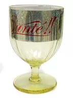 Takarazuka Revue Wine Glass (yellow)' Hanagumi performance 『 Yamatai-no-kuni-no-kaze 』 『 Sante! 』'