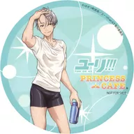Víctor Nikiforov Coaster "YURI!!! ON ICE ×PRINCESS Cafe Uminoie" Food & drink order bonus