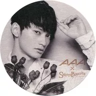 Mitsuhiro Hidaka (A World Without Tears) Coaster "AAA Cafe powered by Sweets Paradise" collaboration menu order bonus