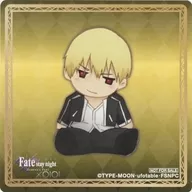 Gilgamesh original coaster "Fate/stay night Theatre [Heaven's Feel] × Marui" collaboration menu order privilege