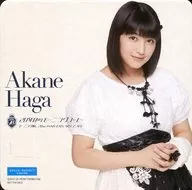 Akane Haga (Morning Musume.' 17) / White x Black costume original coaster "20th Morning Coffee ~ Morning Musume 20th Anniversary Cafe ~" special drink order bonus