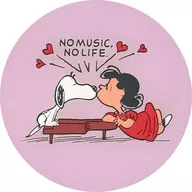 Snoopy & Lucy Rubber Coaster A "PEANUTS (Snoopy) ×TOWER RECORDS CAFE"