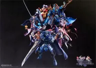 カオス陣営 紙製ランチョンマット 「ディシディア ファイナルファンタジー NT×SQUARE ENIX CAFE」 コラボフードメニュー注文特典