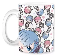 Rem & Rum (SD Full Pattern) Mug "Re:ZeRo Starting Life in Another World"