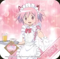 鹿目まどか(メイド) オリジナルコースター 「セガコラボカフェ マギアレコード 魔法少女まどか☆マギカ外伝 第1弾」 ドリンク注文特典