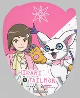 八神ヒカリ＆テイルモン デジヴァイス型コースター 「デジモンアドベンチャー tri. MUSIC CAFE in アニON STATION Final Party!」 ドリンク注文特典