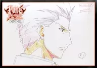 "Fate/stay night [Unlimited Blade Works] unlimited blade works] DINING", a paper luncheon mat with Archer (profile / up)