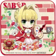 セイバー オリジナルコースター 「セガコラボカフェ Fate/EXTRA Last Encore 第2弾」 ドリンク注文特典