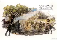 Key Visual Original Paper-made Luncheon Mat "Octopus traveler ×SQUARE ENIX CAFE" collaboration food order special