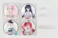 Hanakoi & 璃乃 & Fuko & 熾月 Acrílico Montanha-russa Set (4-Pack) "Hapinesu! 2 Sakura Celebration" C94 Goods