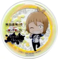 Gin Shirazu Clear Coaster "Tokyo Ghoul : re×JOYPOLIS Joypolice District CCG Infiltration Strategy" collaboration menu order bonus