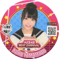 Ruka Yamamoto collaboration coaster "AKB48 Beat Carnival ×AKB48 CAFE & SHOP" collaboration menu order bonus