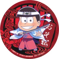 Osomatsu (Samurai / Deformed) Drink Coaster "Sega Collaboration Cafe Osomatsu 1st Edition" Drink Order Bonus