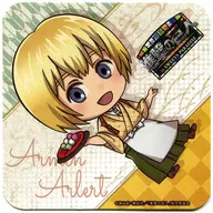 ARMIN ARLERT original coaster "Kissa Ataque a los Titanes in SWEETS PARADISE" collaboration menu special benefits