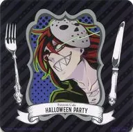 グレル・サトクリフ オリジナルコースター 「黒執事 Funtom Cafe ～Halloween Party～」 ドリンク・スイーツ注文特典