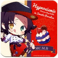 Jiro Yamada (square shape) original coaster "Hypnosis Mic -Division Rap Battle - in SWEETS PARADISE round2 ×CONCEPT CAFE" collaboration menu order bonus