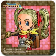 The main character / girl's original coaster "DRAGON QUEST BUILDERS 2 : The God of Destruction Cido and the Island of Empty ×SQUARE ENIX CAFE" drink order bonus