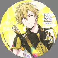 ROKUYA NAGI original coaster "Idolish Seven 1st LIVE Road To Infinity Exhibition BackStage Cafe Shop" Food and drink order bonus