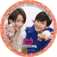 Kouki Suzuki & Shohei Hashimoto Coaster "2.5 Dimension Men's Recommendation TV Season 2 ×animatecafe" Menu Order Bonus First Half