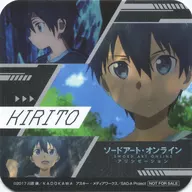 Kirito (Childhood / Scene photograph) Coaster "Sega Collaboration Cafe SWORD ART ONLINE Alicization 1st" Dessert order bonus