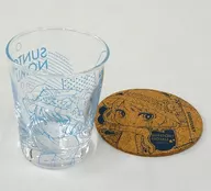 01. 燦鳥 Nom Glass Tumbler with coaster "Virtual YouTuber" Nikoniko Super Conference 2019 Goods