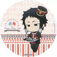 Akutagawa Ryunosuke (SD) Coaster "BUNGO STRAY DOGS ×animatecafe" drink order bonus