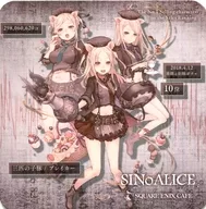 Three Little Pigs Original Coaster "SINoALICE - Sinoalice - ×SQUARE ENIX CAFE 2-Year Collaboration Cafe" First Drink Order Special