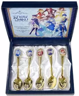 Assorted teaspoon 5-piece set "×TAKAHASHI Miku 2019 Snow Group" Snow Miku collaboration menu order special